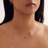 MIDSUMMER STAR NECKLASS - LUMAN BAGUETTE LONDON BLUE GOLD