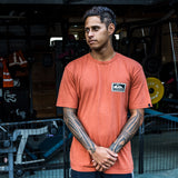 QUIKSILVER TEE - TIKI SS TEE / BAKED CLAY