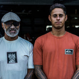 QUIKSILVER TEE - TIKI SS TEE / BAKED CLAY
