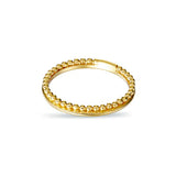 MIDSUMMER RING - DAINTY BEADED STACKEE RING  / GOLD