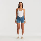 RIDERS SHORTS - MID THIGH SHORT / BLUE CHARM