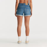 RIDERS SHORTS - MID THIGH SHORT / BLUE CHARM