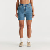 RIDERS SHORTS - HI STRAIGHT SHORT / IMPULSE BLUE