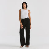 RIDERS JEANS - HI WIDE / WASHED BLACK