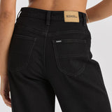 RIDERS JEANS - HI WIDE / WASHED BLACK