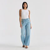 RIDERS JEANS - HI WIDE / FADED BLUE