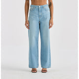 RIDERS JEANS - HI WIDE / FADED BLUE