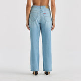 RIDERS JEANS - HI WIDE / FADED BLUE