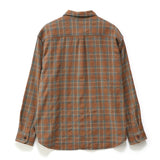 S DOUBLE L/S SHIRT - PLAID LS OVERSHIRT / SIENNA