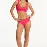 SEA LEVEL - ESSENTIALS EDIT MID BIKINI PANT / ROSEBERRY