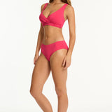 SEA LEVEL - ESSENTIALS EDIT MID BIKINI PANT / ROSEBERRY