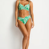 PALMERA CROSS FRONT MULTFIT BRA TOP GREEN