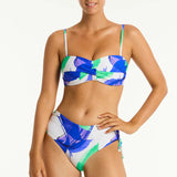 SEA LEVEL BIKINI BOTTOMS - SUBLIME MID DRAWSTRING PANT / COBALT