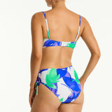 SEA LEVEL BIKINI BOTTOMS - SUBLIME MID DRAWSTRING PANT / COBALT