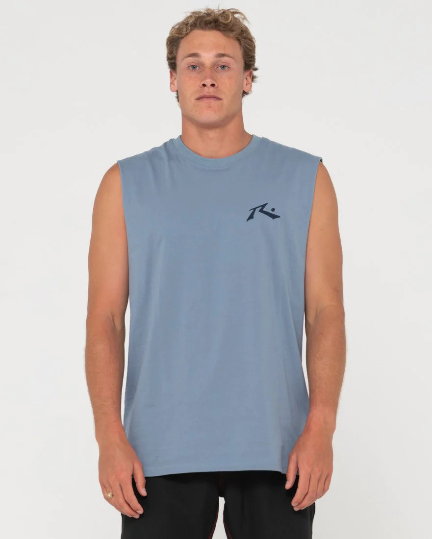 RUSTY TEE - COMPETITION MUSCLE / CHINA BLUE