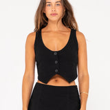 RUSTY VEST - SICILY VEST / BLACK