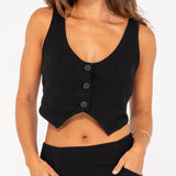 RUSTY VEST - SICILY VEST / BLACK