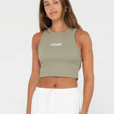 RUSTY TANK TOP - CONTRAST RUSTY TANK / FADED PISTACHIO