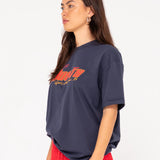 RUSTY T-SHIRT - GIRLS SURF OVERSIZE SHORT SLEEVE TEE