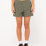 RUSTY CARGO SHORT - CADE LOW RISE RIPSTOP CARGO SHORT / ARMY