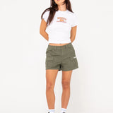 RUSTY CARGO SHORT - CADE LOW RISE RIPSTOP CARGO SHORT / ARMY