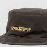 RUSTY - REVERSIBLE BUCKET HAT - COAL