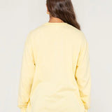 RUSTY - PLAY IT SAFE L/S TEE - PALE BANANA