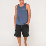 RUSTY - BOEXED OUT TANK - CHINA BLUE