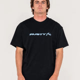 RUSTY - VITAL RUSTY SHORT SLEEVE TEE - BLACK