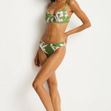 SEA LEVEL BIKINI - VERIDIAN BALCONETTE BRA / MOSS