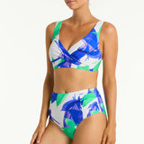 SEA LEVEL BIKINI BOTTOMS - SUBLIME MID DRAWSTRING PANT / COBALT