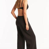 SEA LEVEL - SUNSET BEACH PANTS / BLACK