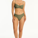 SEA LEVEL BRA - CARACUS BALCONETTE BRA / KHAKI