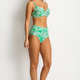 PALMERA CROSS FRONT MULTFIT BRA TOP GREEN