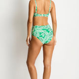 PALMERA CROSS FRONT MULTFIT BRA TOP GREEN