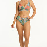 SEA LEVEL - JAVA CROSS FRONT MULTIFIT BRA / CORAL
