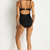 SEALEVEL - V BAR BANDEAU ONE PIECE - BLACK