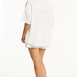 SEA LEVEL SHIRT - ALOHA SHIRT / WHITE