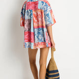 SEA LEVEL SHIRT - COCO ISLAND ALOHA SHIRT / BLUE