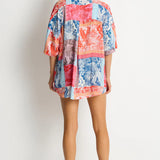 SEA LEVEL SHIRT - COCO ISLAND ALOHA SHIRT / BLUE