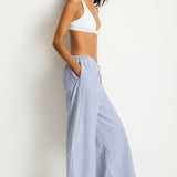SEA LEVEL PANTS - BOATHOUSE CROPPED SURF PANT / BLUE