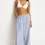 SEA LEVEL PANTS - BOATHOUSE CROPPED SURF PANT / BLUE