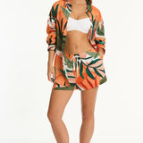 SEA LEVEL SHORT - TROPALUXE BOXER SHORT / KHAKI