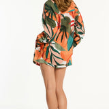 SEA LEVEL SHIRT - TROPALUXE BEACH SHIRT / KHAKI