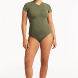 SEA LEVEL ONE PIECE - SHORT SLEEVE MULTIFIT ONE PIECE / KHAKI