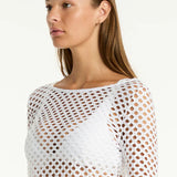 SEA LEVEL - CASTAWAY COVER UP / WHITE