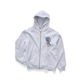 S DOUBEL HOODIE - 25/26 ZIP THROUGH HOODIE / GREY HEATHER