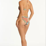 SEA LEVEL -  JAVE TIE SIDE CHEEKY PANT / CORAL