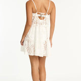 SEA LEVEL - IBIZA TIE BACK SHORT SUNDRESS / WHITE