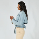 ALL ABOUT EVE COAT - RIO CROPPED TRENCH